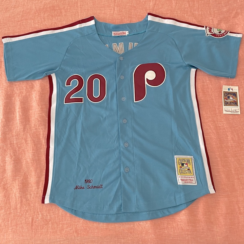 Mike Schmidt Philadelphia Phillies Nike Cooperstown Replica Jersey —NWT